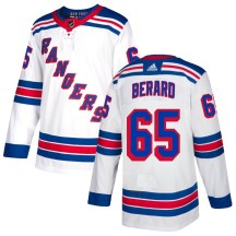 New York Rangers Youth Brett Berard Adidas Authentic White Jersey