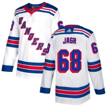 New York Rangers Youth Jaromir Jagr Adidas Authentic White Jersey