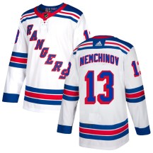 New York Rangers Youth Sergei Nemchinov Adidas Authentic White Jersey