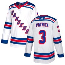 New York Rangers Youth James Patrick Adidas Authentic White Jersey