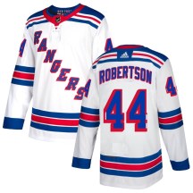 New York Rangers Youth Matthew Robertson Adidas Authentic White Jersey