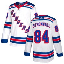 New York Rangers Youth Malte Stromwall Adidas Authentic White Jersey