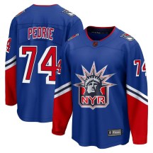 New York Rangers Youth Vince Pedrie Fanatics Branded Breakaway Royal Special Edition 2.0 Jersey