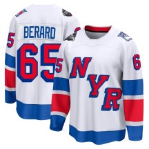 New York Rangers Men's Brett Berard Fanatics Branded Breakaway White 2024 Stadium Series Jersey