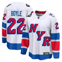New York Rangers Men's Dan Boyle Fanatics Branded Breakaway White 2024 Stadium Series Jersey