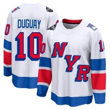 New York Rangers Men's Ron Duguay Fanatics Branded Breakaway White 2024 Stadium Series Jersey