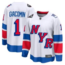 New York Rangers Men's Eddie Giacomin Fanatics Branded Breakaway White 2024 Stadium Series Jersey