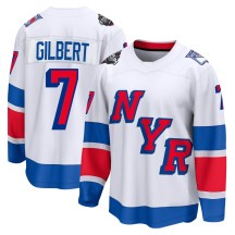 New York Rangers Men's Rod Gilbert Fanatics Branded Breakaway White 2024 Stadium Series Jersey