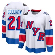 New York Rangers Men's Barclay Goodrow Fanatics Branded Breakaway White 2024 Stadium Series Jersey