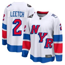 New York Rangers Men's Brian Leetch Fanatics Branded Breakaway White 2024 Stadium Series Jersey