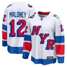 New York Rangers Men's Don Maloney Fanatics Branded Breakaway White 2024 Stadium Series Jersey