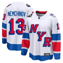 New York Rangers Men's Sergei Nemchinov Fanatics Branded Breakaway White 2024 Stadium Series Jersey