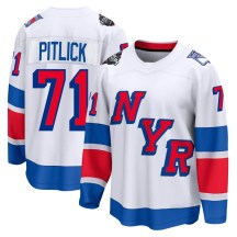 New York Rangers Men's Tyler Pitlick Fanatics Branded Breakaway White 2024 Stadium Series Jersey