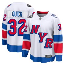New York Rangers Men's Jonathan Quick Fanatics Branded Breakaway White 2024 Stadium Series Jersey