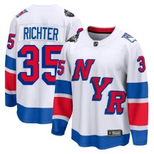 New York Rangers Men's Mike Richter Fanatics Branded Breakaway White 2024 Stadium Series Jersey