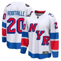 New York Rangers Men's Luc Robitaille Fanatics Branded Breakaway White 2024 Stadium Series Jersey