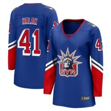 New York Rangers Women's Jaroslav Halak Fanatics Branded Breakaway Royal Special Edition 2.0 Jersey