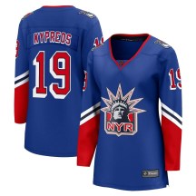 New York Rangers Women's Nick Kypreos Fanatics Branded Breakaway Royal Special Edition 2.0 Jersey