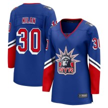 New York Rangers Women's Chris Nilan Fanatics Branded Breakaway Royal Special Edition 2.0 Jersey