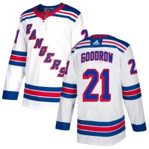 New York Rangers Men's Barclay Goodrow Adidas Authentic White Jersey