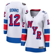 New York Rangers Women's Nick Bonino Fanatics Branded Breakaway White 2024 Stadium Series Jersey
