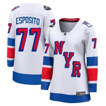 New York Rangers Women's Phil Esposito Fanatics Branded Breakaway White 2024 Stadium Series Jersey