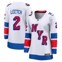 New York Rangers Women's Brian Leetch Fanatics Branded Breakaway White 2024 Stadium Series Jersey