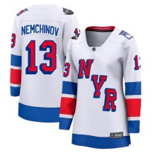 New York Rangers Women's Sergei Nemchinov Fanatics Branded Breakaway White 2024 Stadium Series Jersey