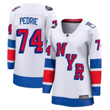 New York Rangers Women's Vince Pedrie Fanatics Branded Breakaway White 2024 Stadium Series Jersey