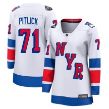 New York Rangers Women's Tyler Pitlick Fanatics Branded Breakaway White 2024 Stadium Series Jersey