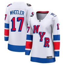 New York Rangers Women's Blake Wheeler Fanatics Branded Breakaway White 2024 Stadium Series Jersey