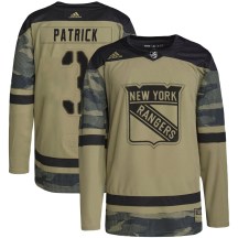New York Rangers Men's James Patrick Adidas Authentic Camo Military Appreciation Practice Jersey