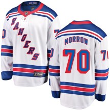 New York Rangers Youth Joe Morrow Fanatics Branded Breakaway White Away Jersey