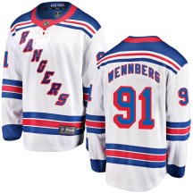 New York Rangers Youth Alex Wennberg Fanatics Branded Breakaway White Away Jersey