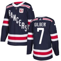 New York Rangers Youth Rod Gilbert Adidas Authentic Navy Blue 2018 Winter Classic Home Jersey
