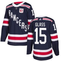 New York Rangers Youth Tanner Glass Adidas Authentic Navy Blue 2018 Winter Classic Home Jersey