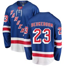 New York Rangers Youth Jeff Beukeboom Fanatics Branded Breakaway Blue Home Jersey