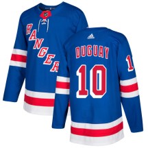 New York Rangers Men's Ron Duguay Adidas Authentic Royal Jersey