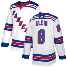 New York Rangers Men's Kevin Klein Adidas Authentic White Jersey