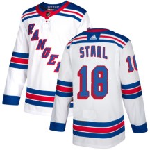New York Rangers Men's Marc Staal Adidas Authentic White Jersey