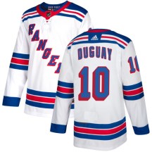 New York Rangers Men's Ron Duguay Adidas Authentic White Jersey