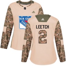 New York Rangers Women's Brian Leetch Adidas Premier White Away Jersey