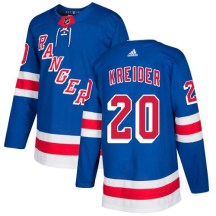 New York Rangers Men's Chris Kreider Adidas Premier Royal Blue Home Jersey