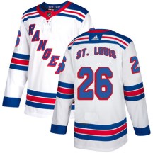 New York Rangers Youth Martin St. Louis Adidas Authentic White Away Jersey