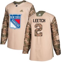 New York Rangers Youth Brian Leetch Adidas Authentic Camo Veterans Day Practice Jersey