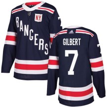 New York Rangers Youth Rod Gilbert Adidas Authentic Navy Blue 2018 Winter Classic Jersey